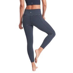 Athleta Stripe Salutation Tight 7/8 S